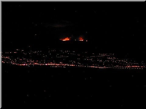 Waldbrand &uuml;ber Bastia